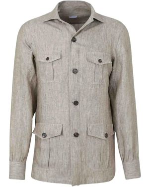 Vincenzo Di Ruggiero Linen Overshirt - Grey