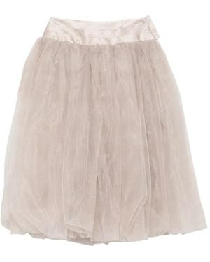 Ermanno Scervino Tulle Layered Midi Skirt - White