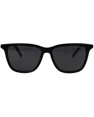 Prada Rectangle-Frame Sunglasses - Black