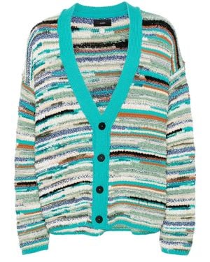 Alanui Madurai Striped Cardigan - Green
