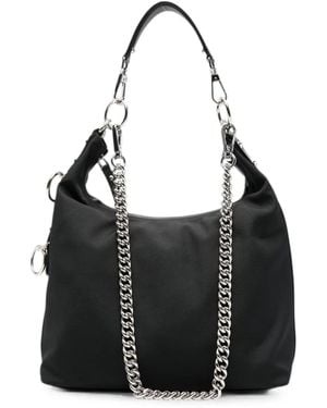 R13 Stud-Embellished Chain-Link Shoulder Bag - Black