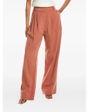 Brunello Cucinelli Pleated Straight Pants - Orange