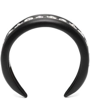 Toga Leather Headband - Black