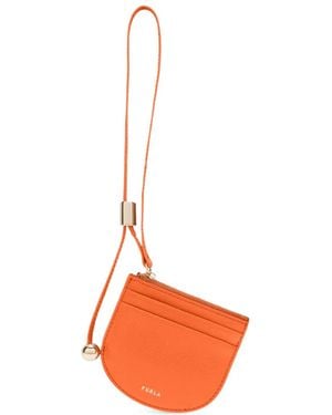 Furla Laura Kartenetui mit Riemen - Orange