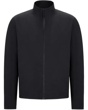 Veilance High-Collar Zip-Up Jacket - Blue