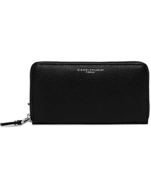 Gianni Chiarini Grained Leather Wallet - Black