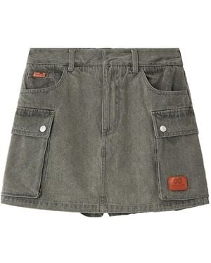 Chocoolate Cargo-Pocket Shorts - Gray