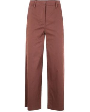 DR. HOPE Straight-Leg Pants - Red