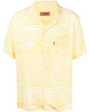 Missoni Abstract-Pattern Short-Sleeve Shirt - Yellow