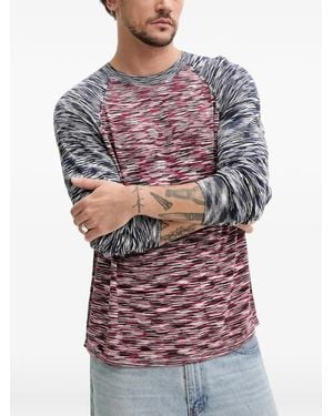 Desigual Camiseta Con Efecto Jaspeado - Gris