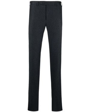 Canali Pressed-Crease Tailored Pants - Blue
