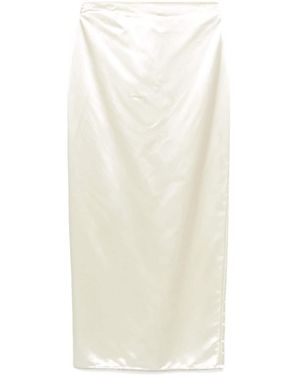 The Row Bartelle Midi Skirt - White