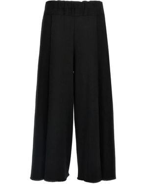 Issey Miyake Pleated Elastic-Waistband Trousers - Black