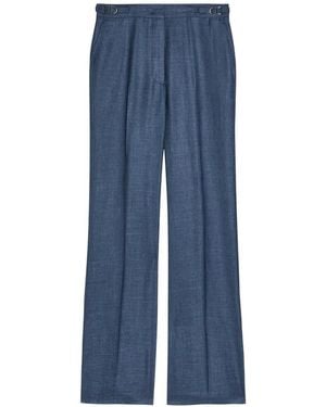 Gabriela Hearst Pantalon À Détails De Boucle - Blue
