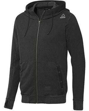 Reebok Noble Fight Zip-Fastening Hoodie - Gray