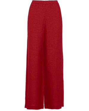 Eres Pantalones Select Con Cinturilla Elástica - Rojo