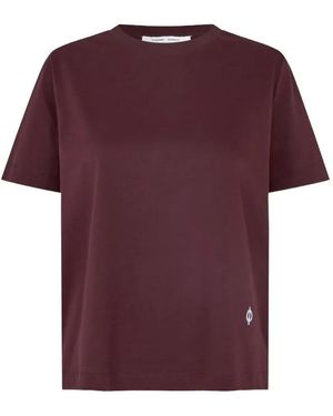 Samsøe & Samsøe Graphic-Print T-Shirt - Red