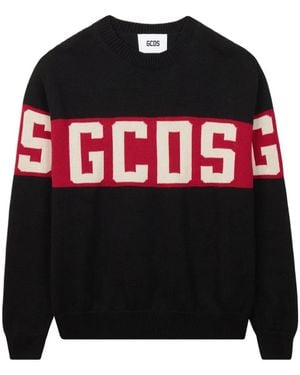 Gcds Pullover Mit Logo - Schwarz