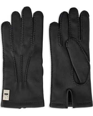 Ferragamo Lined Gloves - Black