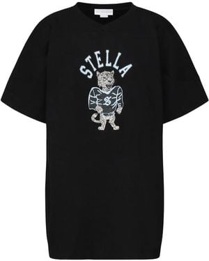 Stella McCartney Printed Varsity T-Shirt - Black