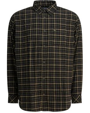 Carhartt Kariertes L/S Widmark Hemd - Schwarz