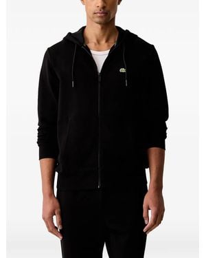 Lacoste Hooded Tracksuit - Black