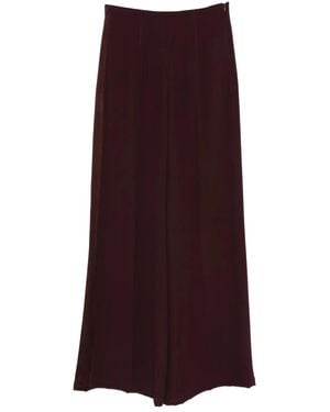 forte_forte Side-Panelled Pants - Purple