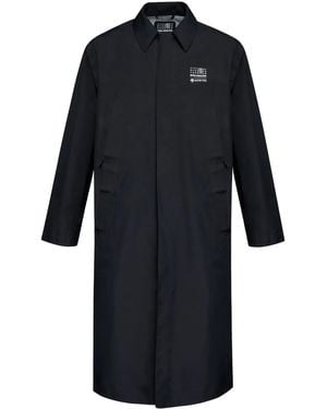 MM6 MAISON MARGIELA X SALOMON Classic-Collar Trench Coat - Blue