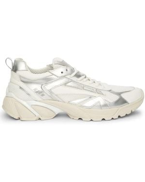 MSGM Vulcano ダメージ スニーカー - ホワイト