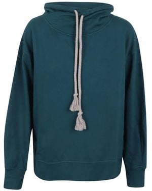 NOUMENO CONCEPT Tassel-Drawstring Hoodie - Blue