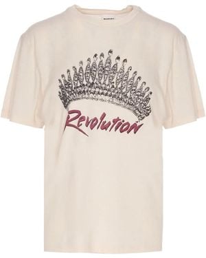 Isabel Marant Camiseta con corona estampada - Blanco