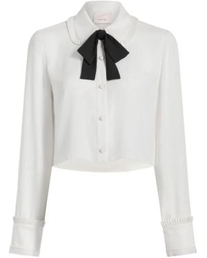 Cinq À Sept Zaida Ruffled Top - White