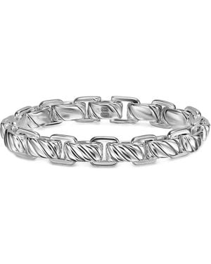 David Yurman Sterling Cable-Link Bracelet - White