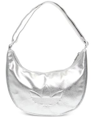 adidas Bolso De Hombro Adicolor Con Efecto Metalizado - Blanco
