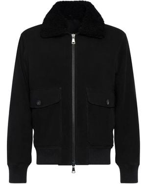 Franzese Collection Veste Rolls Royce À Col Amovible - Black