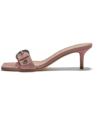 Aeyde 55mm Ilvy buckle-detail sandals - Pink