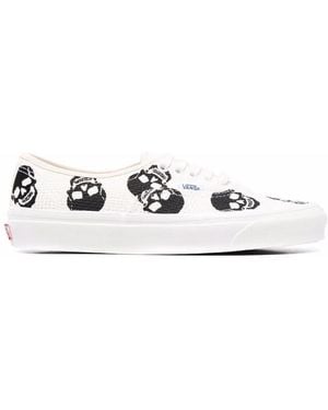 Vans Anaheim Factory Authentic 44 Skull-print Trainers - White