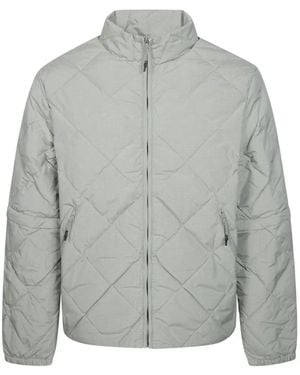 Hiking Patrol Base Grid Lt Down Zip Check Jacket - Grey