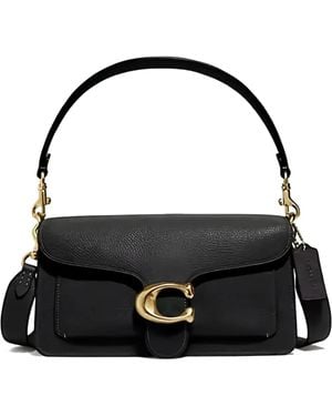 COACH Tabby C-Logo Tote Bag - Black