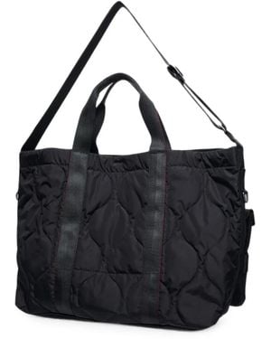 Comme des Garçons Quilted Pocket-Detail Tote Bag - Black