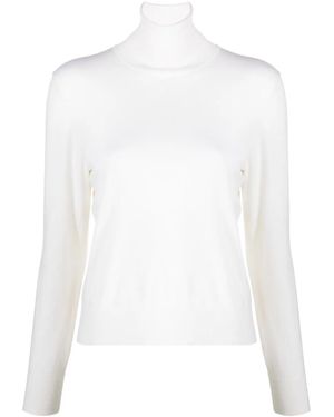 P.A.R.O.S.H. Jersey Con Cuello Alto - Blanco