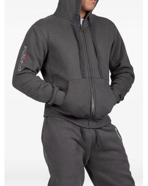 PODHIO Hooded Zip Sweatshirt - Grey