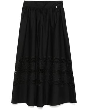 Liu Jo Cotton Skirt - Black