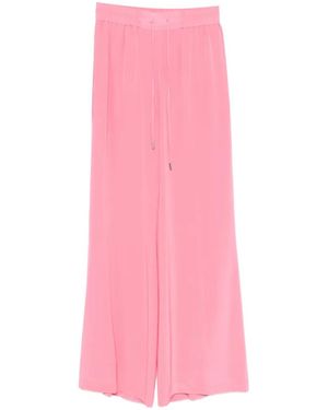 ERMANNO FIRENZE Drawstring Trousers - Pink