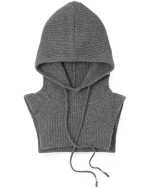Ba&sh Cadetto Gerippte Balaklava - Grau