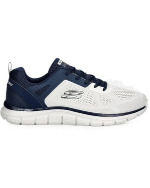 Skechers Track Broader メッシュ スニーカー - ブルー