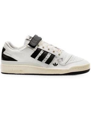 adidas Forum Low Touch-Strap Trainers - White