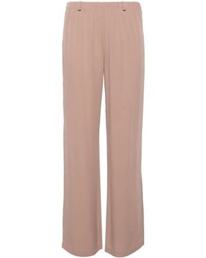 Private 0204 Pantalon En Soie À Coupe Droite - Neutre