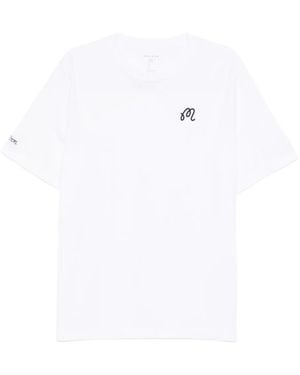 Malbon Golf Bermuda T-Shirt - Weiß