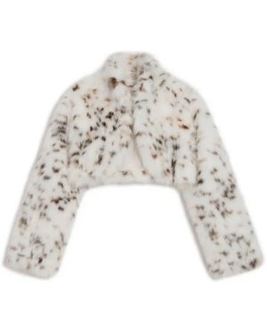 Apparis Odette Cropped Jacket - White